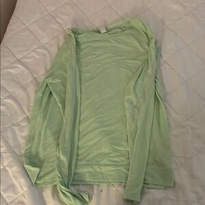 Athleta Mint Green Long Sleeve Tee